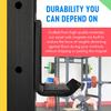 MAGNETRY CO Black Squat Rack Magnetic Position Markers - Power Cage Reminder Labels for J-Cup and Spotter Arms with 1" Holes - Ideal Gym Accessories for Bench Press & Squat Perfection view 4