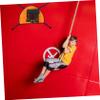 Indoor Basketball Hoop for Boys and Girls Trampoline Basketball Frame Orange Easy Setup Trampoline Rack view 4