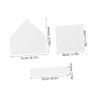 POPETPOP 5pcs Baseball Field Bases Softball Plate Rubber Base Bag for Outdoor Play view 3
