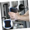 2pcs Dumbbell Gloves Dumbbells Barbell Cushion Anti-Slip Barbell Pad Barbell Bar Cover Pad Dumbbell Handle Cover Pull-up Handle Cover Grip Pads Barbell Mat Neoprene Black view 3