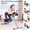 Ab Workout Equipment Ab Workout Machine Floor Gym Professional Ab Workout Machine, Core Machine With Foam Kneeling Pad, Foldable Ab Cruncher For Men, Load-bearing 100kg/220lbs view 2