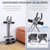Ab Workout Equipment Ab Workout Machine Floor Gym Professional Ab Workout Machine, Core Machine With Foam Kneeling Pad, Foldable Ab Cruncher For Men, Load-bearing 100kg/220lbs view 4