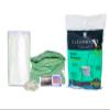 Cleanwaste Green Mountain Compostable Portable Toilet Bag (50 Pack) - No Leaks - Gelling Poo Powder with Odor Control, Handwipe & Toilet Paper (Camping, Hiking, Outdoor) view 1