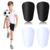 AOZUO 2 Pairs Mini Soccer Shin Guards, 3.9x2.5in Small Shin Pads Tiny Protective Shin Pads Miniature Shin Guards Protective Equipment for Youths and Adults view 1