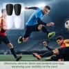 AOZUO 2 Pairs Mini Soccer Shin Guards, 3.9x2.5in Small Shin Pads Tiny Protective Shin Pads Miniature Shin Guards Protective Equipment for Youths and Adults view 4