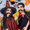 Brown Mustache and Eyebrows, Novelty Cosplay Costume Accessories, Reusable Stick-on Fake Beard Mustaches Bushy Eyebrows for Dressup Day Halloween Party Favors Men Women view 4