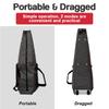 FZYUAN Lightweight Fencing Sword Bag with Wheels, Fencing Storage Bag for Epee Saber Foil and Fencing Equipment, Fencing Roller Bag Fencing, Wear-Resistant and Waterproof,Gray view 3