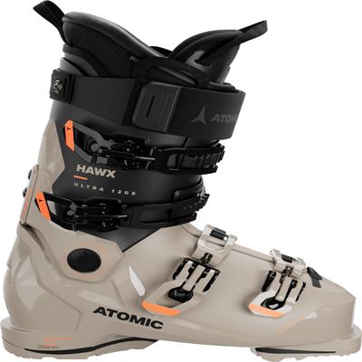 Atomic HAWX Ultra 120 S GW Men's Alpine Ski Boots, Cement/Black/Orange, M29/29.5 MY25