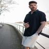 COOFANDY Men's Summer Beach Shorts Stretch Waistband Big and Tall Shorts with Pockets Light Khaki view 2