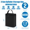 SIRUITON Mini Fuel Cylinder Storage Bag for 2Pack Refillable cylinder 1LB view 2