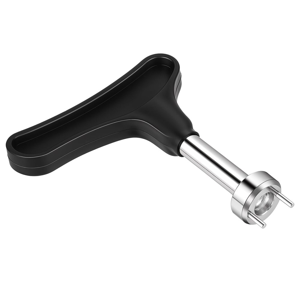 LLOUSSAK Universal Golf Spike Tool Removal Wrench, Black Golf Grip Removal Tool, Durable-Golf Cleats Replacement, Stainless Steel Spike Shoes Rotate Tools2.83"  3.54