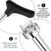 LLOUSSAK Universal Golf Spike Tool Removal Wrench, Black Golf Grip Removal Tool, Durable-Golf Cleats Replacement, Stainless Steel Spike Shoes Rotate Tools2.83"  3.54 view 3