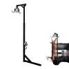 Lemoeyes Hitch Mounted Deer Hoist, 500lbs Capacity Hitch Game Hoist, 360 Rotatable Truck Deer Hoist with Winch Lift and Gambrel Set, 74-102" Adjustable Height view 1