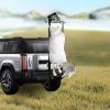 Lemoeyes Hitch Mounted Deer Hoist, 500lbs Capacity Hitch Game Hoist, 360 Rotatable Truck Deer Hoist with Winch Lift and Gambrel Set, 74-102" Adjustable Height view 2
