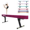 FBSPORT 8ft Adjustable Balance Beam: High and Low Floor Beam Gymnastics Equipment for Kids/Adults,Gymnastics Beam for Training,Practice, Physical Therapy and Professional Home Training with Legs view 1
