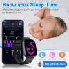Smart Watch for Kids, Fitness Tracker with Pedometer, 100+ Sport Modes, Heart Rate, Sleep Monitor, Spo2, Calorie Step Counter, Fitness Watch 1.75"HD, Birthday Gifts for Girls Boys Teens 5-16 Black view 4