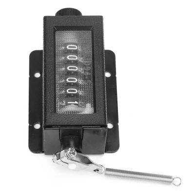 6 Digit Punch Counter Mechanical Manual Tally for Machinery Sports Equipment Resettable with Rotating Knob Good Value