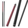 CUEDESG Carbon Fiber Break Cue Pool Stick,3 Piece Breaking Cue Stick,Low Deflection Jump Break Cue,13mm Pro Tip with PU Bag(21oz_Red) view 1
