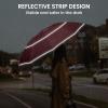 G4Free 54 Inch Windproof Inverted Umbrella with Reflective Stripe, Large Compact Reverse Golf Travel Umbrella for Rain 10 Ribs Double Canopy Automatic Open Close(Burgundy) view 2