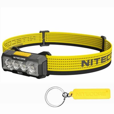Nitecore NU27 600 Lumen Ultra Lightweight Multiple Color Temperatures Outdoor Headlamp USB-C Rechargeable Headlight Tag