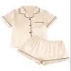 LILLUSORY Silk Satin Pajama Set for Women Summer Two Piece Fall Lounge Pjs view 1