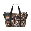 cute english bulldog print Travel Duffel Bag,workout duffel bag, overnight shoulder Bag,Weekender Bag for Women Men view 2