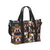cute english bulldog print Travel Duffel Bag,workout duffel bag, overnight shoulder Bag,Weekender Bag for Women Men view 3