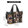 cute english bulldog print Travel Duffel Bag,workout duffel bag, overnight shoulder Bag,Weekender Bag for Women Men view 4