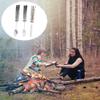 2PCS Butterfly Fork Spoon Set Folding Stainless Steel Butterfly Fork Spoon Camping Cutlery Set for Camping Travel Outdoor BBQ(Spoon+fork+Comb) view 4