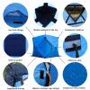 Alomejor Warm Ice Tent, Double Door Design and Vent Hole Design for Better Ventilation Effect Easy Carry Sauna Winter Ice Tent (Blue) view 4