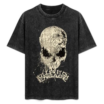 Men Women Killswitch Music Engage Band Oversized T Shirt Novelty Crewneck Short Sleeve Shirts for Men Women L