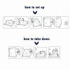 Alomejor Warm Ice Tent, Double Door Design and Vent Hole Design for Better Ventilation Effect Easy Carry Sauna Winter Ice Tent (Black) view 3