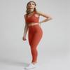 YUDSUD High Waisted Leggings for Women - Tummy Control Yoga Pants for Workout Running Athletic Women's Leggings Plus Size Light Brown view 3