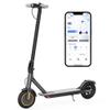 Qlaway 8.5" Aluminum Alloy Frame E Scooter for Adults 19 MPH Sport Escooter 350W Motor, Electric Scooter Up to 22 Miles Range, Bearing 265 LBS/APP Control-Gray view 1