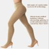 leg elegant Women's 80 Den Microfiber Soft Opaque Tights Pantyhose(Tan, S/M) view 4