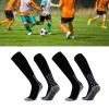 XIASABA Kids Grip Soccer Socks Boys Football Non Slip Socks Cushioned Athletic Crew Socks Running Sports Kids Football Socks Sweat for Boys Girls Child Sport Stock Grip Socks view 4