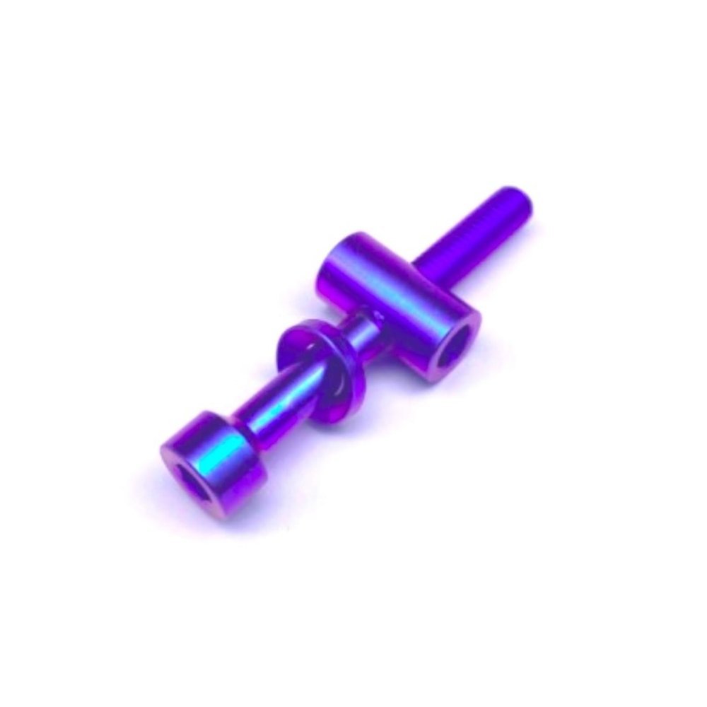 ZHUAYSEJXA Bicycle Headset Bolt 2sets M5x30mm M5x35mm M5*40mm Ti Alloy Bicycle Seat Post Bolt Thomson Seatpost Bolt Bike Screw Cycling Parts Bicycle Headset Cap Bolt Gold(M5x35 Blue Purple)