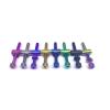 ZHUAYSEJXA Bicycle Headset Bolt 2sets M5x30mm M5x35mm M5*40mm Ti Alloy Bicycle Seat Post Bolt Thomson Seatpost Bolt Bike Screw Cycling Parts Bicycle Headset Cap Bolt Gold(M5x35 Blue Purple) view 3