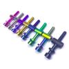 ZHUAYSEJXA Bicycle Headset Bolt 2sets M5x30mm M5x35mm M5*40mm Ti Alloy Bicycle Seat Post Bolt Thomson Seatpost Bolt Bike Screw Cycling Parts Bicycle Headset Cap Bolt Gold(M5x35 Blue Purple) view 4
