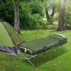 RENPINYOUX Outdoor Folding Bed Set, Camping Bed, Single Travel Bed, Equipped with Mattress, Sleeping Bag, Pillow and Handbag, Comfortable and Portable, Suitable for Travel Camping Beach view 2