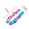 7-12 Year Old Kids Girls Knee High Socks Little Girls Cute Crazy Funny Animal Pattern Long Boot Socks with 3D Wings (Pink, ONE SIZE) view 3