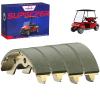 SUPGCPER Golf Cart Universal Brake Shoes, Golf Cart Brake Shoes Fit 1995-UP Club Car DS, 2004-UP Precedent, 1986.5-1995 EZGO, Yamaha G1 G2 G8 G9, Replace OEM# 101823201 23364G1 (2 Short & 2 Long) view 1