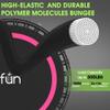Jump Into Fun 40" Rebounder Mini Tranpoline Indoor for Adults, 330LBS Foldable Fitness Tranpoline Adults with Adjustable T-Bar Handle, Slient Exercise Rebounder for Indoor/Garden Workout view 2