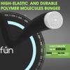 Jump Into Fun 40" Rebounder Mini Tranpoline Indoor for Adults, 330LBS Foldable Fitness Tranpoline Adults with Adjustable T-Bar Handle, Slient Exercise Rebounder for Indoor/Garden Workout, Blue view 2