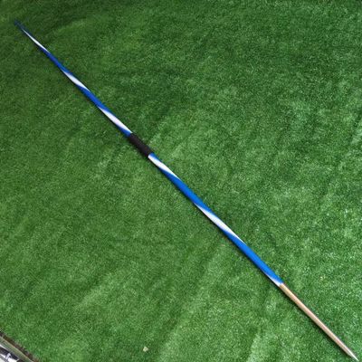 Feiyu WA(IAAF) certfied 800g 90m Javelins - Track and Field Men 800 Gram Javelin Throw- Mens Javelin 800g Competition Javelin White with Blue