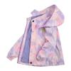 Kids Girls Windproof Coat Girl Detachable Liner Fleece Zipper 2PC Jacket Child Winter Windproof (Purple, 5-6 Years) view 3