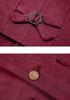Tesscy Boys Vests Suede Leather Cowboy Style Vest Western Retro Burgundy Waistcoat Size 12 view 4