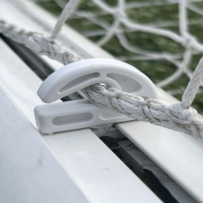 Soccer Goal Open Net Hooks, for Aluminium Football Goals with 8mm Or 12mm Channel Gap, Twist Fit Goal Fixing Hooks (50 Net Hooks)