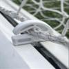 Soccer Goal Open Net Hooks, for Aluminium Football Goals with 8mm Or 12mm Channel Gap, Twist Fit Goal Fixing Hooks (50 Net Hooks) view 1