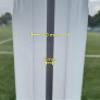 Soccer Goal Open Net Hooks, for Aluminium Football Goals with 8mm Or 12mm Channel Gap, Twist Fit Goal Fixing Hooks (50 Net Hooks) view 3